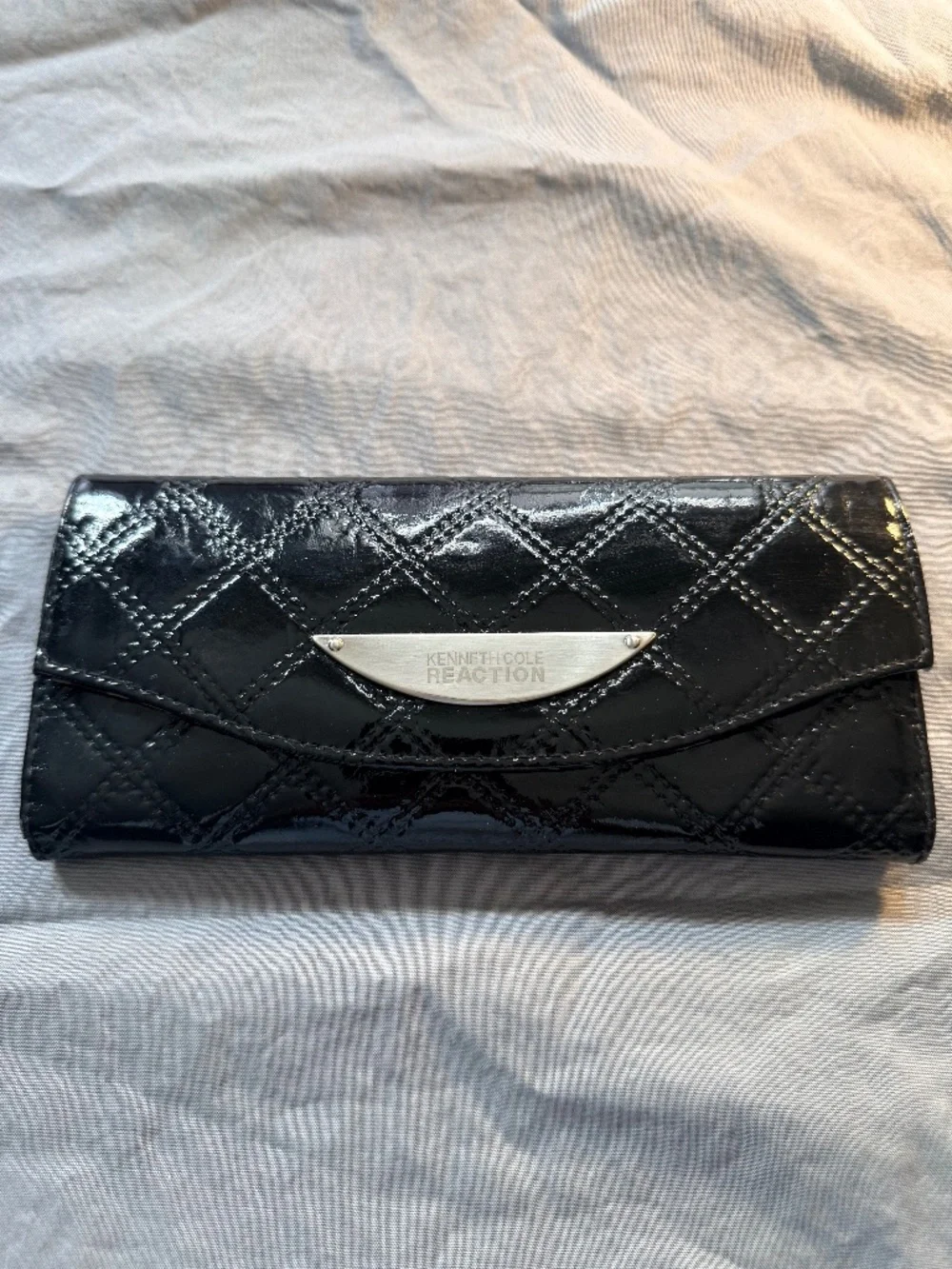 Kenneth Cole patent leather clutch